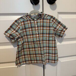 Bonpoint Boys Short Sleeve Shirt 4T